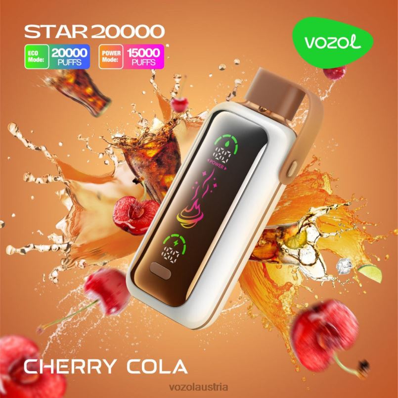 VOZOL Geschmacksrichtungen - VOZOL STAR 20000 Kirschcola D80B46