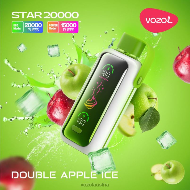 VOZOL Kaufen - VOZOL STAR 20000 doppeltes Apfeleis D80B47