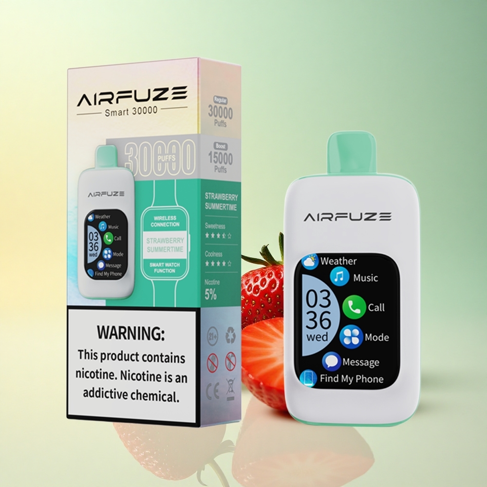 AirFuze Smart 30000 Erdbeer-Sommerzeit mit 5% Nikotin und 900mAh