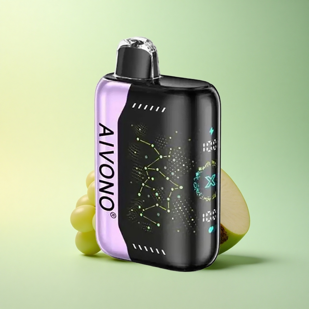 Aivono Aim Boom 25000 Grüner Apfel Traube 650mAh 0% Nikotin