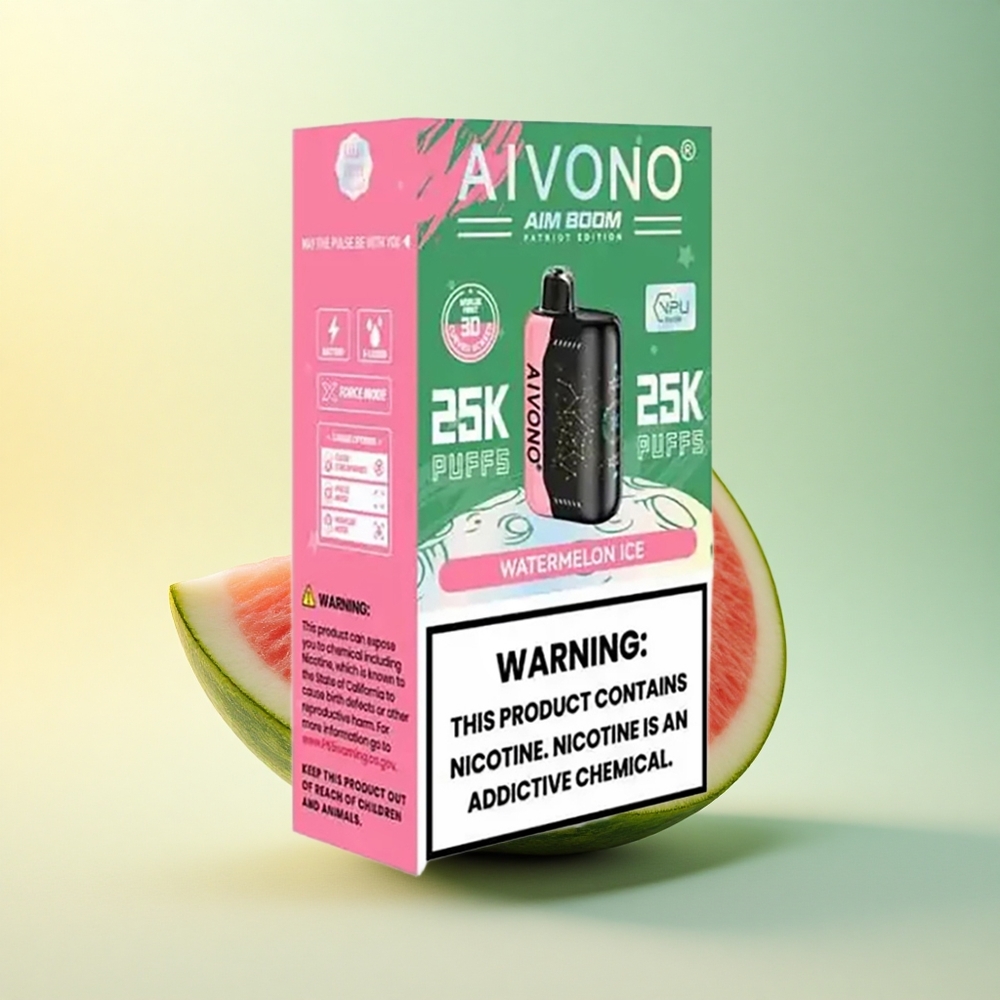 Aivono Aim Boom 25000 Wassermelonen-Eis 0% Nikotin 650mAh 28ml
