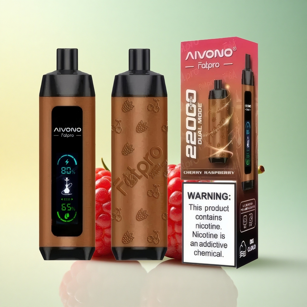 Aivono Aim Fatpro 22000 Kirsch-Himbeer mit 5% Nikotin und 600mAh