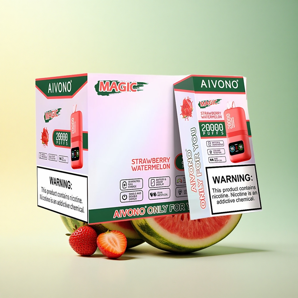 Aivono Aim Magic 20000 Erdbeer-Wassermelone Dual Mesh 600mAh 5% Nikotin