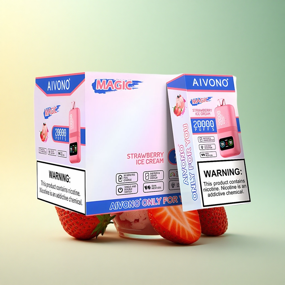 Aivono Aim Magic 20000 Erdbeereis Typ-C 600mAh Dual Mesh