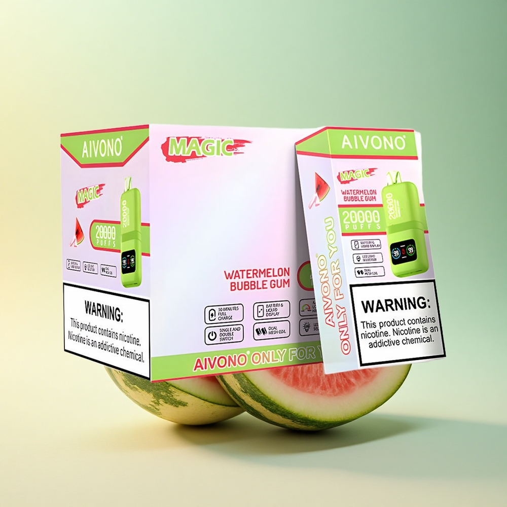 Aivono Aim Magic 20000 Wassermelonen-Kaugummi mit 26ml E-Liquid und 600mAh Batterie