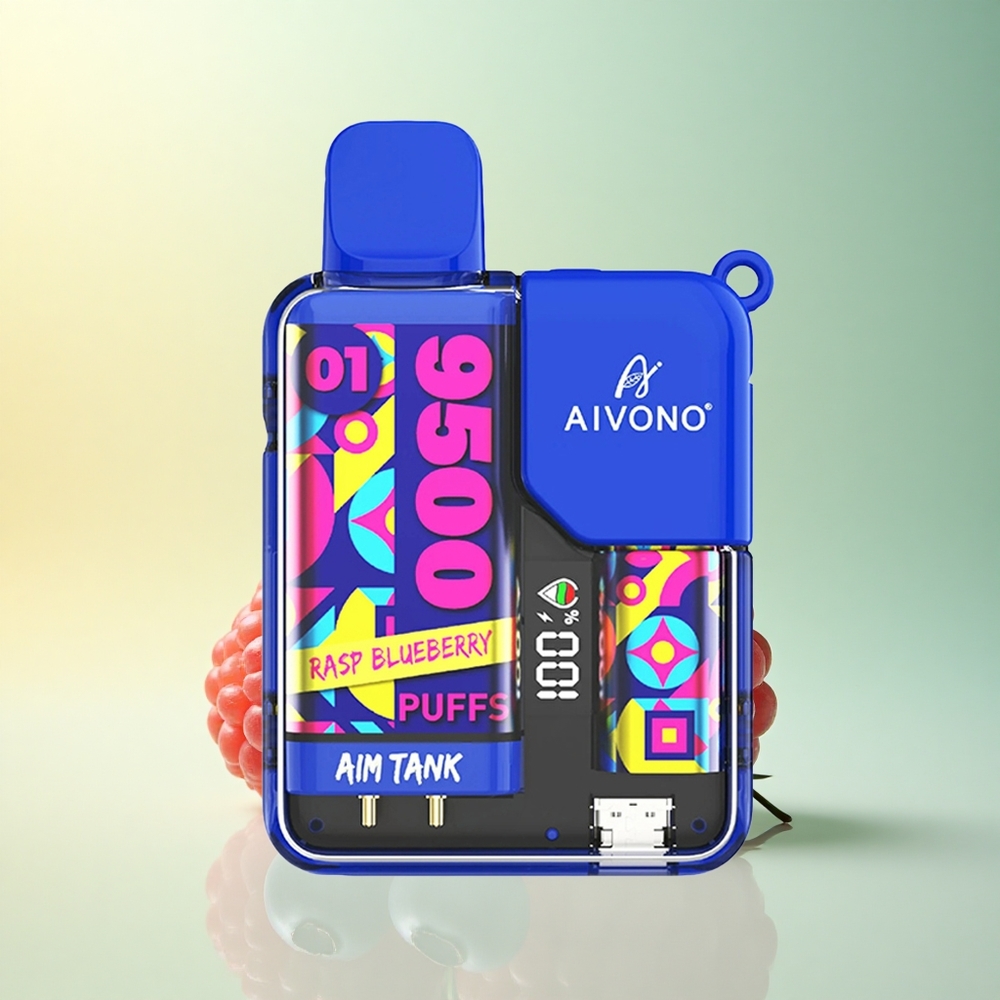 Aivono Aim Tank 9500 Blaubeere mit 650mAh LCD