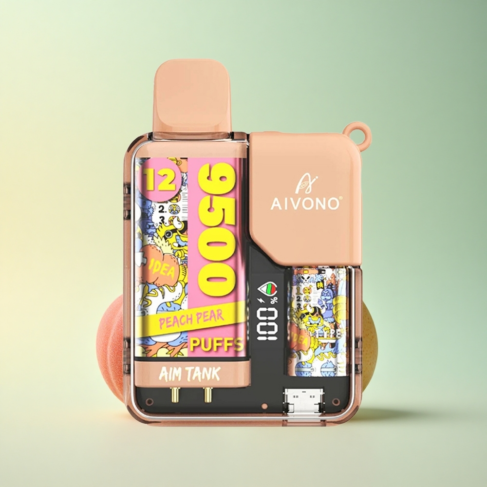 Aivono Aim Tank 9500 Pfirsich-Birne 18ml 650mAh
