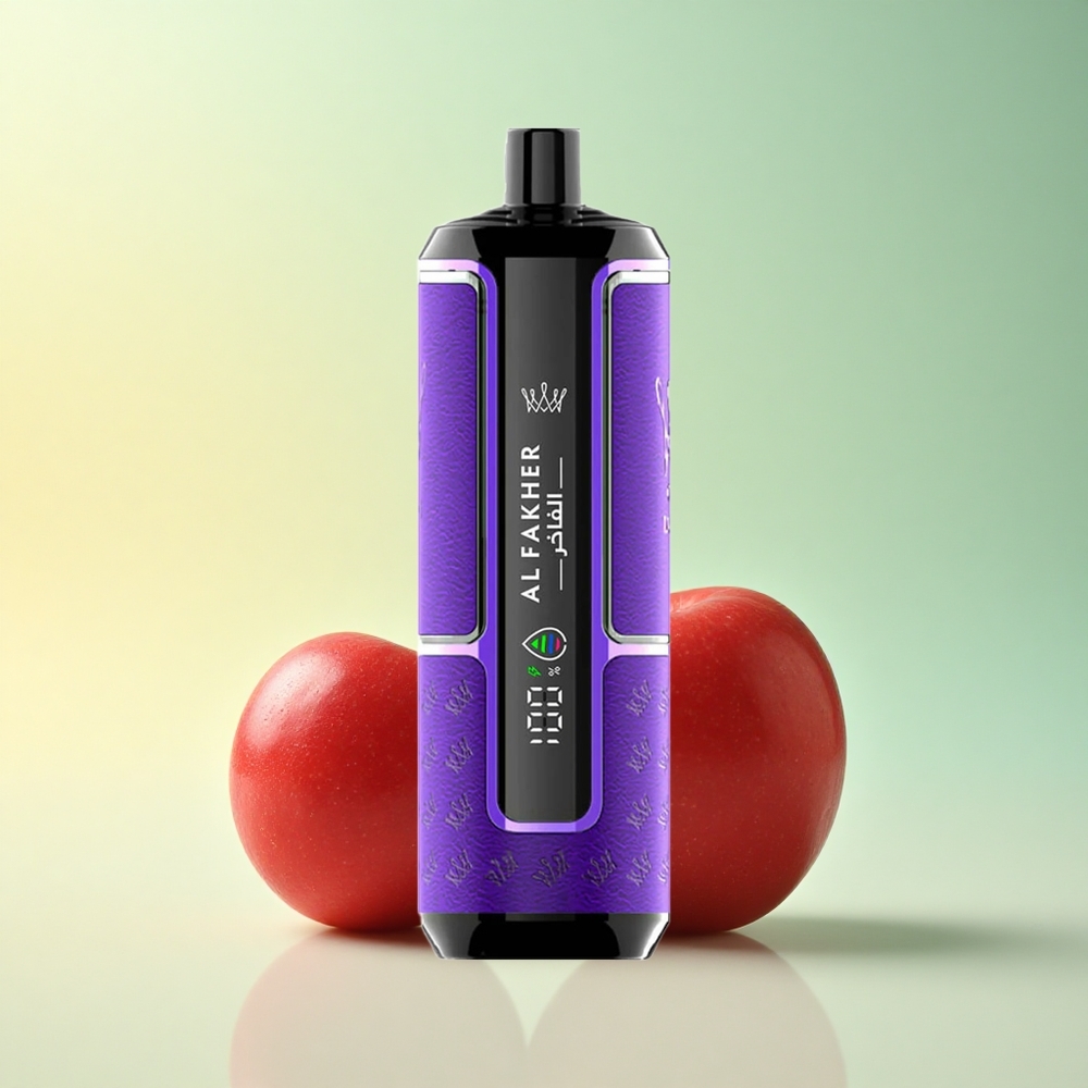 Al Fakher Crown Bar 15K Hypermax Kirschfrische mit 600mAh und Typ-C-Ladung Al Fakher Crown Bar 15K Hypermax Kirschfrische mit 600mAh und Typ-C-Ladung