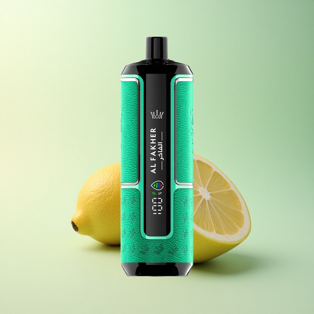 Al Fakher Crown Bar 15K Hypermax Zitronenminze 600mAh Typ-C 22ml