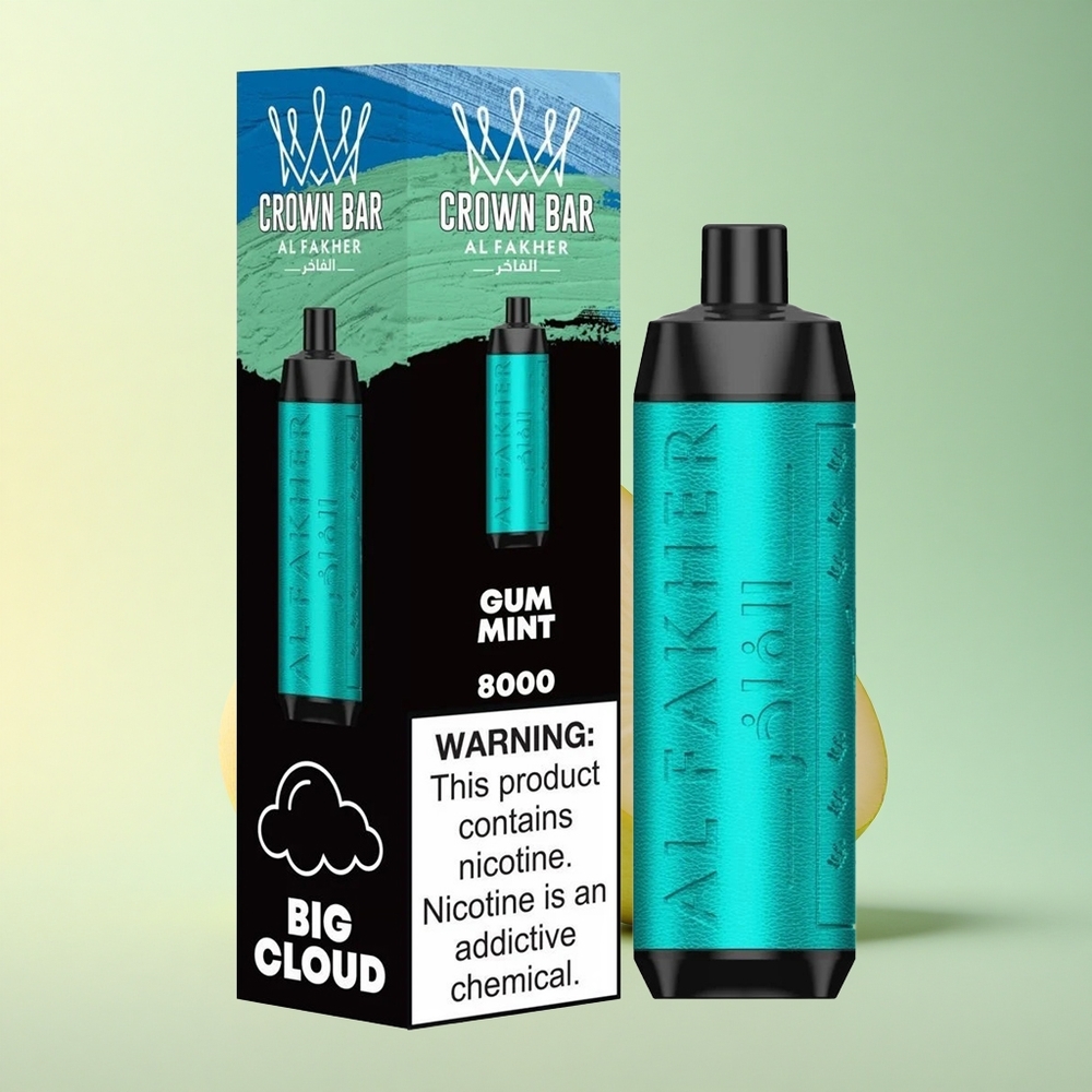 Al Fakher Crown Bar 8000 Crystal Kaumminze 5mg Nikotin 600mAh