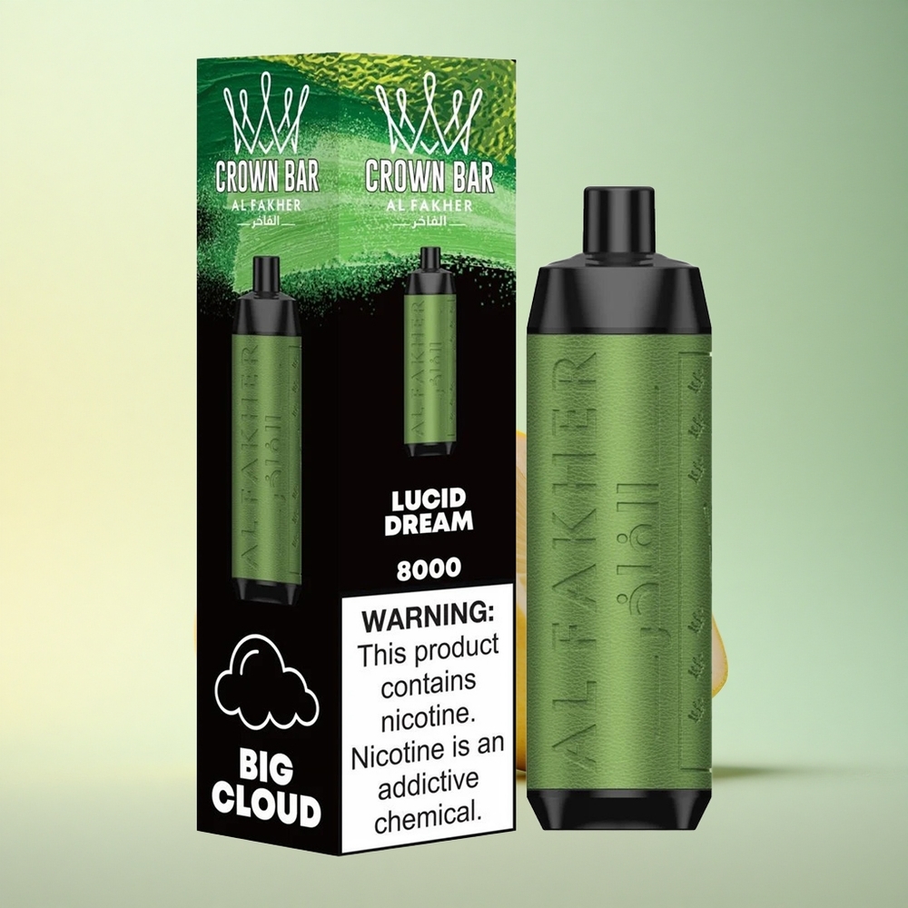 Al Fakher Crown Bar 8000 Crystal Klartraum 600mAh 18ml Nikotin