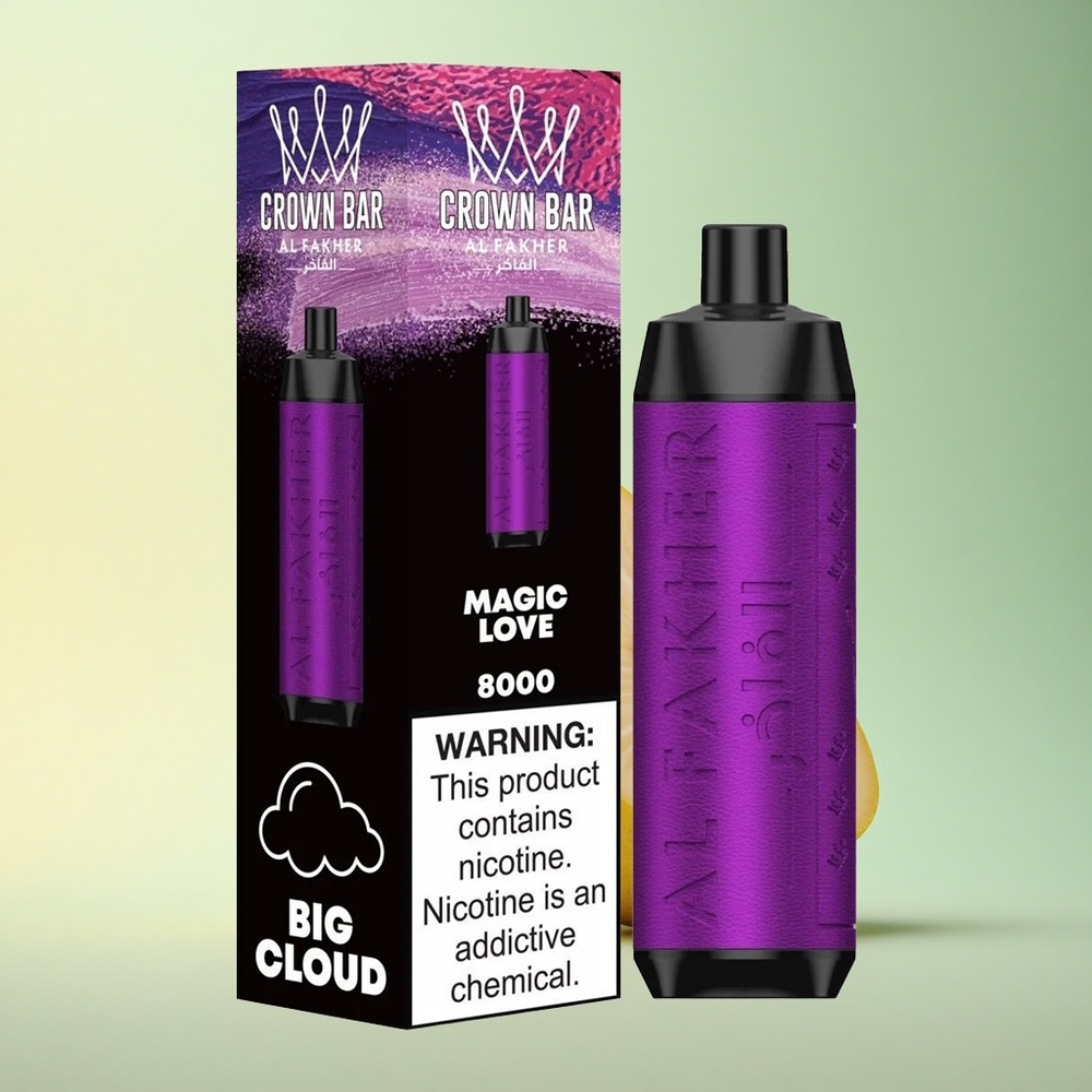 Al Fakher Crown Bar 8000 Crystal Magische Liebe 600mAh 18ml Nikotin 5mg