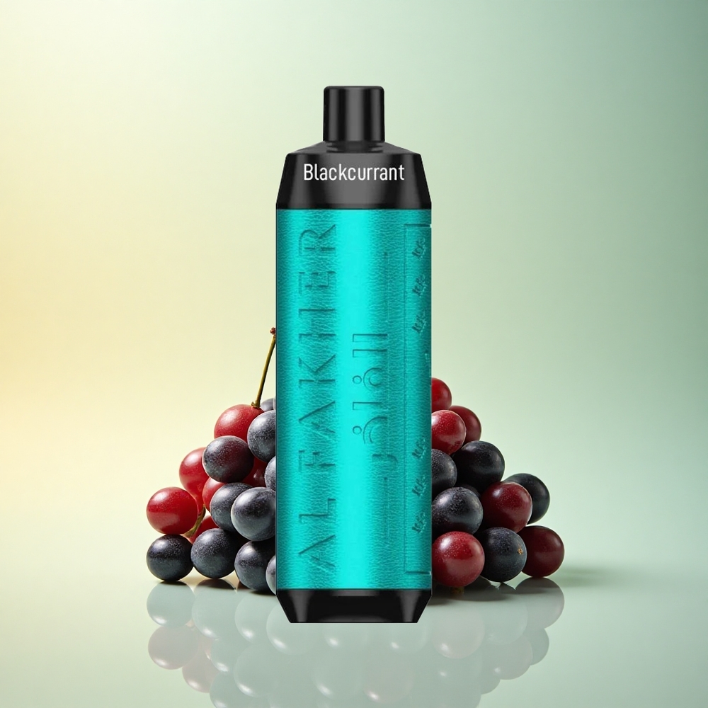 Al Fakher Crown Bar 8000 Crystal Schwarze Johannisbeere Eis mit 5mg Nikotin und 600mAh Batterie